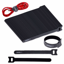 Klettband Kabelbinder Klett Schwarz 100 Stück, HASA zone Kabel Klettband Wiederverschließbar 150 x 12 mm Klett Kabelbinder Klettverschluss für Home Office Büro und Gartena 15cm x 100 (Schwarz) Angebot bei HelloDeals