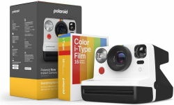 Polaroid Everything Box Now Gen 2 Sofortbildkamera - Schwarz & Weiß Schwarz und weiß Kamera + Filmpaket Angebot bei HelloDeals