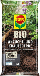 Compo Bio Anzucht- und Kräutererde torffrei 5l 5 l Angebot bei HelloDeals
