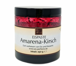 Amarena-Kirsch-Eispaste für fruchtiges aromatisches Eis » Auch zum Verfeinern von leckerem Eis, Desserts, Getränke, Pralinen Torten und vielem mehr » Inhalt 250 g Angebot bei HelloDeals