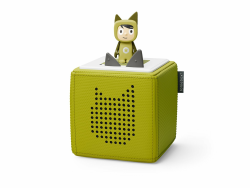 tonies Toniebox Starter Set inkl. 1 Kreativ Figur – Audioplayer für Hörbücher und Lieder für Kinder, einfach zu bedienende kabellose Musikbox BZW. Lautsprecher, 7 Std. Akku, Grün Angebot bei HelloDeals