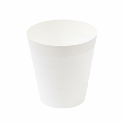 Sinoba Papierkorb 6105 Mülleimer Abfalleimer Papiereimer Kunststoff ideal für Kinderzimmer Büro Küche Höhe 25 cm 9L (Weiß) Angebot bei HelloDeals