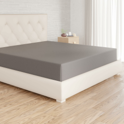 Amazon Basics Spannbettlaken, 180 x 200 cm, 100% Baumwolle, Jersey Spannbetttuch, Matratzenhöhe bis 30 cm, Dunkelgrau 180 x 200 cm Dunkelgrau Angebot bei HelloDeals