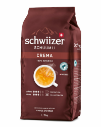 Schwiizer Schüümli medium_roast, Crema Ganze Kaffeebohnen 1kg - Intensität 3/5 - UTZ-zertifiziert 1 kg (1er Pack) Schwiizer Schüümli Crema Single Angebot bei HelloDeals