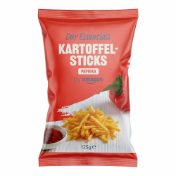 by Amazon Kartoffelsticks Paprika, 125g, 1er Pack Paprika 125g (1er-Pack) Angebot bei HelloDeals
