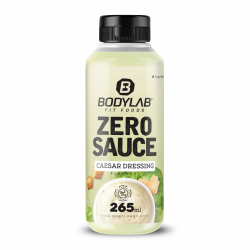 Bodylab24 Zero Sauce Caeser Dressing 265ml, kalorienarm, nur 3-9 kcal je 15g Portion, fett- und zuckerreduziert, perfekt zum Verfeinern von Gerichten, als Sauce oder Dressing, ideal für jede Diät Caeser Dressing 265 ml (1er Pack) Angebot bei HelloDeals
