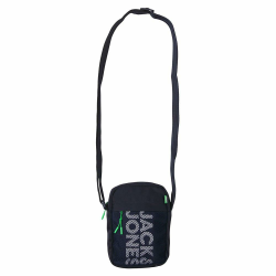 JACK & JONES Herren Jacashford Mesh Crossbody Umhängetasche Navy Blazer/Detail:island Green Angebot bei HelloDeals