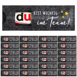 BOFUNX 24pcs du bist wichtig im Team Geschenke für Schokolade Hülle Filz Geschenk Verpackung Team Geschenk Rücktritt Geschenk Mitarbeiter Geschenk Angebot bei HelloDeals