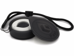 KUMETIC Poxi Aufbewahrungsbox passend für Air Up Duft-Pod/Aroma-Pod - Zur Luftdichten Aufbewahrung - Schutzhülle Aroma-Box - mit Schlaufe - Made in Germany Anthrazit Angebot bei HelloDeals