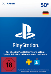 50€ PlayStation Store Guthaben | PSN Deutsches Konto [Code per Email] Deutsches Konto 50 EUR Angebot bei HelloDeals