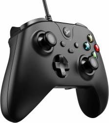 Wired PC Controller für Gaming, Controller für Windows 7/8/10/11 with 3.5mm Headphone Plug, Turbo Function, Dual Vibration and Share Button(Nicht kompatibel mit Xbox one) Schwarz Angebot bei HelloDeals