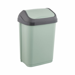 keeeper Mülleimer mit Schwingdeckel, 10 l, 25,5 x 19 x 38 cm, Swantje, Grün (Nordic Green) Nordic Green 10 L Angebot bei HelloDeals