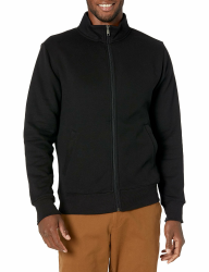 Amazon Essentials Herren Fleece-Jacke mit durchgehendem Reißverschluss XL Schwarz Angebot bei HelloDeals
