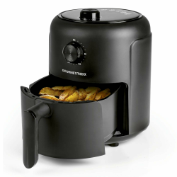 GOURMETmaxx Heißluftfritteuse | 2,3L Airfryer mit Timer, Touchscreen | Fritteuse mit 8 Funktionen & 7 Programmen | Energiesparend frittieren, nahezu ohne Öl | Minibackofen - 1000 W Schwarz 2,3 Liter Angebot bei HelloDeals