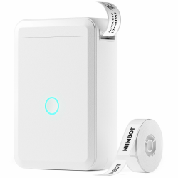 NIIMBOT D110 Etikettendrucker, Bluetooth Selbstklebendes Etikettiergerät Tragbarer Labeldrucker Label Printer mit iOS Android,Für Zuhause Büro (Weiß) Medium Weiß Angebot bei HelloDeals