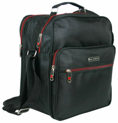 BAG STREET - Arbeitstasche für Männer - Flugbegleiter - Herrentasche - Nylon (Schwarz) Hochformat Angebot bei HelloDeals