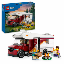 LEGO City Abenteuer-Wohnmobil - Wohnwagen Spielzeug für Jungen und Mädchen ab 6 Jahren - Inkl. 3 Minifiguren und Camping Zubehör - Geschenkidee zum Geburtstag und für die Feiertage 60454 Angebot bei HelloDeals