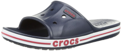 Crocs Unisex Bayaband Slide Sandalen 39/40 EU Navy Pepper Angebot bei HelloDeals