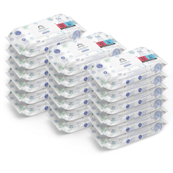 Amazon-Marke: Mama Bear Sensitive Baby Feuchttücher, Unparfümiert, 1008 Stück (18 packungen mit 56) 1 stück (1008er Pack) Angebot bei HelloDeals