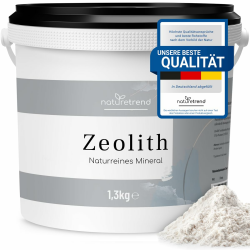 naturetrend Zeolith Pulver 1,3kg - Naturrein mit 94% in Premium-Qualität - Extra fein gemahlen, Reines & naturbelassenes Vulkangestein Angebot bei HelloDeals