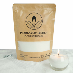 comforder Kerzensand mit Duft und Docht, Aroma Kerzenwachs Granulat, Kerzen selber Machen Set, 400g Sandkerzen Wachsgranulat + 4 Kerzendochte (Weiß, Vanille) Angebot bei HelloDeals