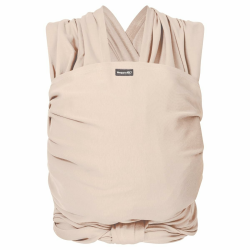 Hoppediz Elastisches Baby-Tragetuch - für Neugeborene ab Geburt (2-9 kg) - aus Bio-Baumwolle - Creme 4,60 m Creme 4,60 x 0,50 m Angebot bei HelloDeals