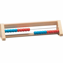 WISSNER® 80200.6 aktiv lernen - 20 er Rechenrahmenrot/blau-RE-Wood® 20 balls sloped Red And Blue Angebot bei HelloDeals