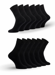 QINCAO 6/10 Paar Socken Herren Damen Baumwolle Herrensocken Schwarz Sport Socks Atmungsaktive Schwarz X 6 39-42 Angebot bei HelloDeals