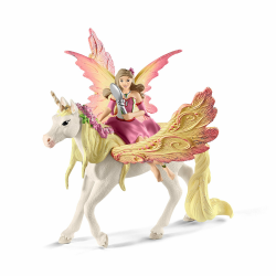schleich BAYALA 70568 Fee Feya und Einhorn Pegasus Spielset, Magisches Fantasie Einhorn mit Flügel und Fee - Einhorn Spielzeug, Figuren Set für Kinder ab 5 Jahren Single 70568n Angebot bei HelloDeals