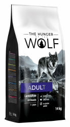 The Hunger of the Wolf Hundefutter für ausgewachsene Hunde aller Rassen, Fein zubereitetes Trockenfutter mit Lamm und Reis - 14 kg All Breeds Lamm und Reis 14 kg (1er Pack) Angebot bei HelloDeals