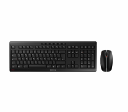 CHERRY STREAM DESKTOP, Kabelloses Tastatur- und Maus-Set, Deutsches Layout (QWERTZ), 2,4 GHz Funk, Leiser Tastenanschlag, Batteriebetrieben, Schwarz Schwarz Deutsches Layout - QWERTZ Angebot bei HelloDeals