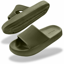 SCHLAPPY™ Original Badeschuhe für Damen&Herren, Badelatschen&Wolkenschuhe 100% Plastikfrei, Wasserfest&rutschfest 38/39 EU Khaki Angebot bei HelloDeals