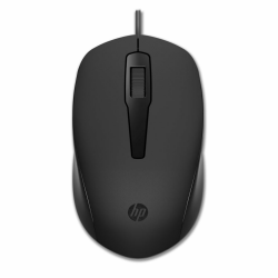 HP 150 Maus (kabelgebundene Maus, bis 1.600 DPI, Rechtshänder Maus, Linkshänder Maus) schwarz Angebot bei HelloDeals