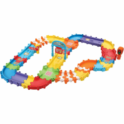 VTech Tut Tut Baby Flitzer - Straßenset deluxe – Großes Erweiterungsset mit 46 beliebig zusammenbaubaren Teilen und Zubehör – Für Kinder von 1-5 Jahren Single Angebot bei HelloDeals