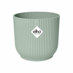 elho Vibes Fold Rund 18 Pflanzentopf - Blumentopf für Innen - 100% recyceltem Plastik - Ø 18.4 x H 16.8 cm - Grün/Sorbet Grün Sorbet Grün 18 Angebot bei HelloDeals