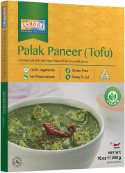 ASHOKA - Instant Palak Paneer Tofu - 1 X 280 GR Instant Palak Paneer 280 g (1er Pack) Angebot bei HelloDeals