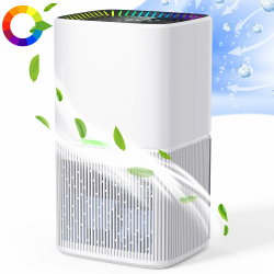 Luftentfeuchter Elektrisch 1600ml Raumentfeuchter Leise Dehumidifier Mit Funktion Abtauen & Schlafmodus Luftreinigung White Angebot bei HelloDeals