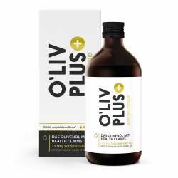Das Olivenöl mit Gesundheitswert – extra hoher Polyphenol-Gehalt 750 mg/kg – Bio-Qualität – nur 1 Esslöffel/Tag – Oliv PLUS – 500 ml – 50 Portionen Angebot bei HelloDeals