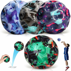 LIVESTN 4 Stück Jump Balls, 7cm Hohe Sprünge Gummiball Space Ball Hüpfbälle Bounce Ball Mini Bouncy Ball Super High Bouncing Lightweight Springen Ball für Kinder Im Freien Angebot bei HelloDeals