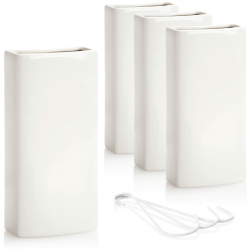 com-four® 4x Luftbefeuchter Heizung - Heizkörper Luftbefeuchter - Aufhängung innen - Heizung Wasserverdunster aus Keramik (weiß - innen Aufhängung) Angebot bei HelloDeals