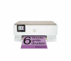 HP Envy Inspire 7220e Multifunktionsdrucker, Tintenstrahldrucker, 6 Monate gratis drucken mit HP Instant Ink inklusive, HP+, Drucken, Scannen, Kopieren, Fotodruck, DIN A4, WLAN, Airprint Ohne Stapeleinzug Angebot bei HelloDeals