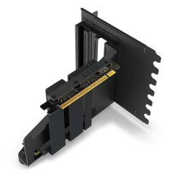 NZXT Vertical GPU Mounting Kit - AB-RH175-B1 - 175 mm PCIe 4.0x16 Riser-Kabel – GPU-Halterung – Robuste Stahlhalterung – Nur kompatibel mit Gehäusen der H5-, H7- und H9-Serie - Schwarz Vertical GPU Mounting Kit Schwarz Angebot bei HelloDeals