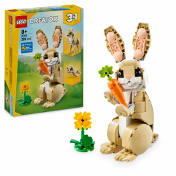 LEGO Creator 3in1 Häschen - Modell umbaubar in eine Lama Figur oder Spielzeug Robbe - Bauset mit Tieren für Kinder - Geburtstagsgeschenk für Mädchen und Jungen ab 8 Jahren 31162 Angebot bei HelloDeals