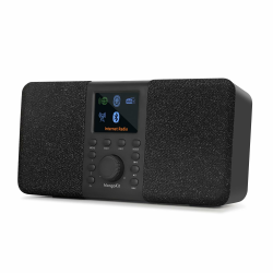 MangoKit SR20 Internet-Radio mit WiFi,tragbares DAB-Radio mit Bluetooth-Lautsprecher,Podcast-Player,FM-Radio,Küchenradio mit Netz-und Batteriebetrieb,Stereoklang,Farbdisplay,Doppelalarm-Schwarz Schwarz Stereo Angebot bei HelloDeals