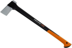 Fiskars Spaltaxt, Inklusive Klingen- und Transportschutz, Länge: 72 cm, Antihaftbeschichtet, Hochwertige Stahl-Klinge/Glasfaserverstärkter Kunststoff-Stiel, Schwarz/Orange, X25–XL, 2,4 kg, 1015643 X25 (Länge: 72 cm) Angebot bei HelloDeals