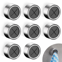 Flintronic Geschirrtuchhalter, 8 Stück Handtuchhalter im Set für Bad, ABS Handtuchhaken Runden Handtuchklemme Handtuchhalter küche für Bad, Küche und Haushal,Selbstklebender Geschirrtuchhalter- Silber Angebot bei HelloDeals