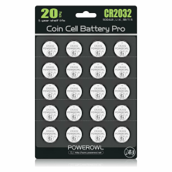 CR2032, POWEROWL CR2032 knopfzelle 3v Lithium Batterien 20 Stück, DL2032/ KCR2032/ BR2032/ ECR2032 Gerätebatterien Angebot bei HelloDeals