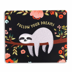 AOKSUNOVA Mauspad Office Mauspad Klein Niedliches Design 24 x 20 x 0,3 cm Mousepad mit Motiv 240 x 200 mm Faultier-80 Angebot bei HelloDeals