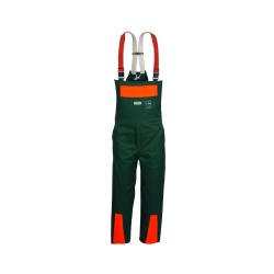 SWS Forst GmbH Schnittschutzlatzhose Schnittschutzhose Forsthose Forest-Jack, grün Leuchtorange 52 Grün / Orange Angebot bei HelloDeals