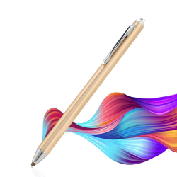 Digitaler Eingabestift,Touchscreen Stoffkopf Stift, hohe Empfindlichkeit und Präzision, Schützen Sie den Touchscreen Stylus für Smartphones Tablet(Silber) gold Angebot bei HelloDeals